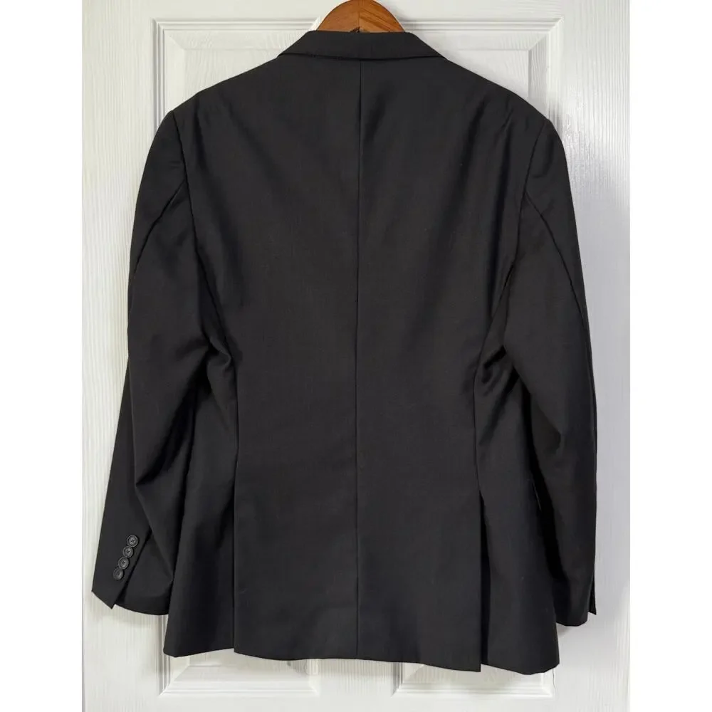 Jos. A. Bank Men's Charcoal 100%Wool Slim Fit Sportscoat Blazer Size 42R